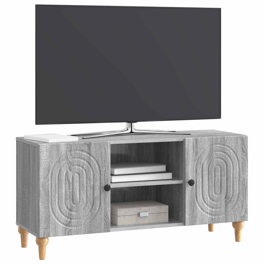 TV-kast Grijs sonoma 102 x 34,5 x 50 cm Bewerkt hout