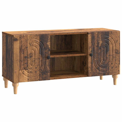 TV-kast Oud hout 102 x 34,5 x 50 cm Bewerkt hout