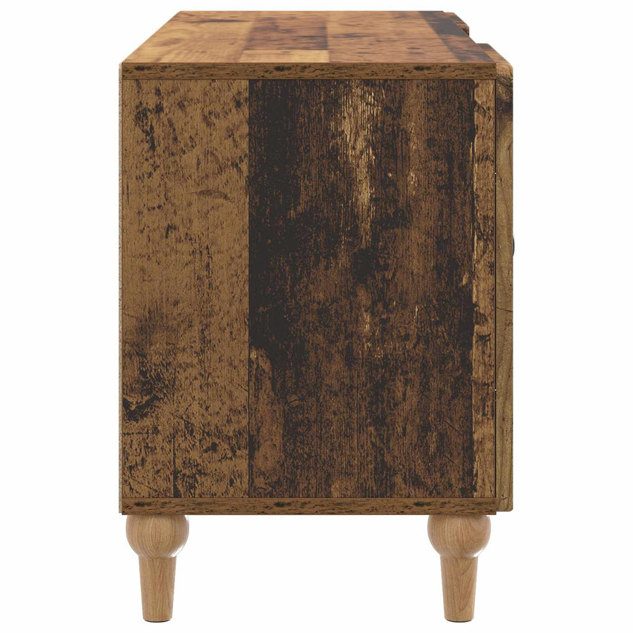 TV-kast Oud hout 102 x 34,5 x 50 cm Bewerkt hout