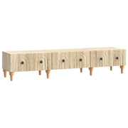 TV-kast 147x34,5x30 cm Sonoma eiken bewerkt hout
