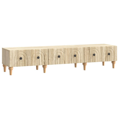 TV-kast met lade Sonoma Eiken 147 x 34,5 x 30 cm Bewerkt hout