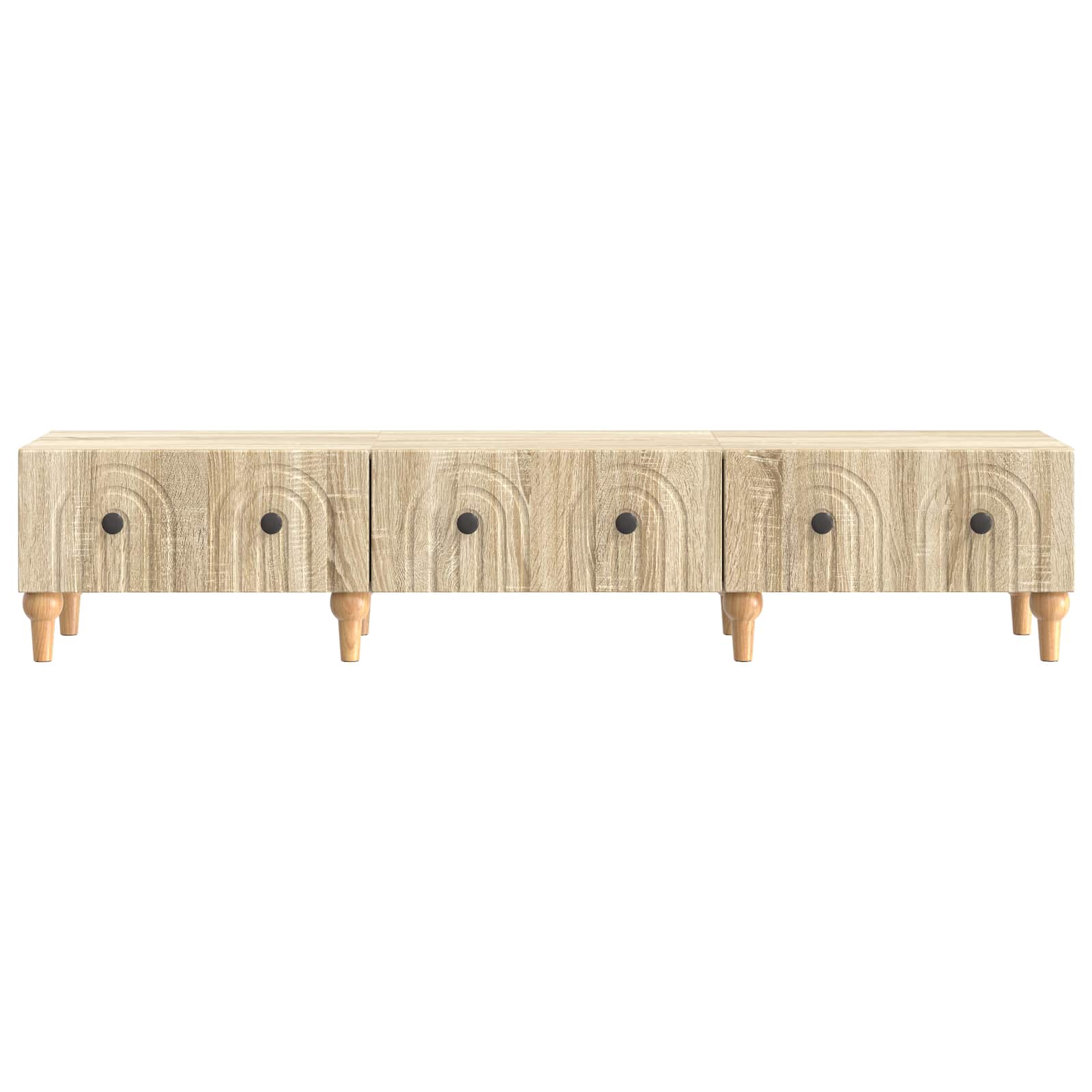 TV-kast met lade Sonoma Eiken 147 x 34,5 x 30 cm Bewerkt hout