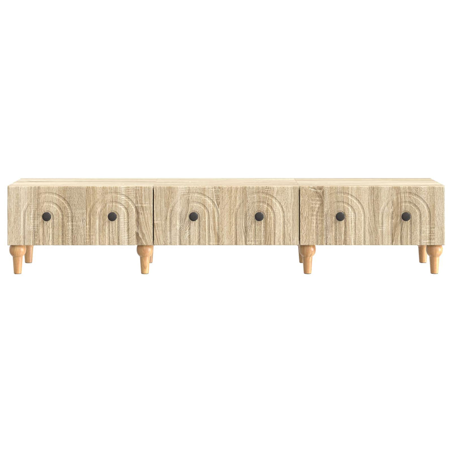 TV-kast met lade Sonoma Eiken 147 x 34,5 x 30 cm Bewerkt hout