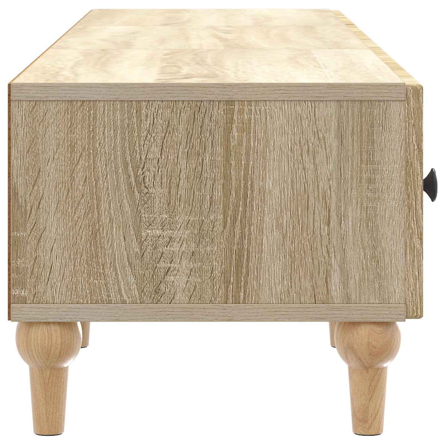 TV-kast met lade Sonoma Eiken 147 x 34,5 x 30 cm Bewerkt hout