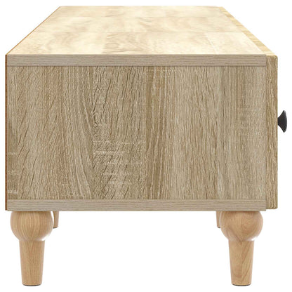 TV-kast met lade Sonoma Eiken 147 x 34,5 x 30 cm Bewerkt hout