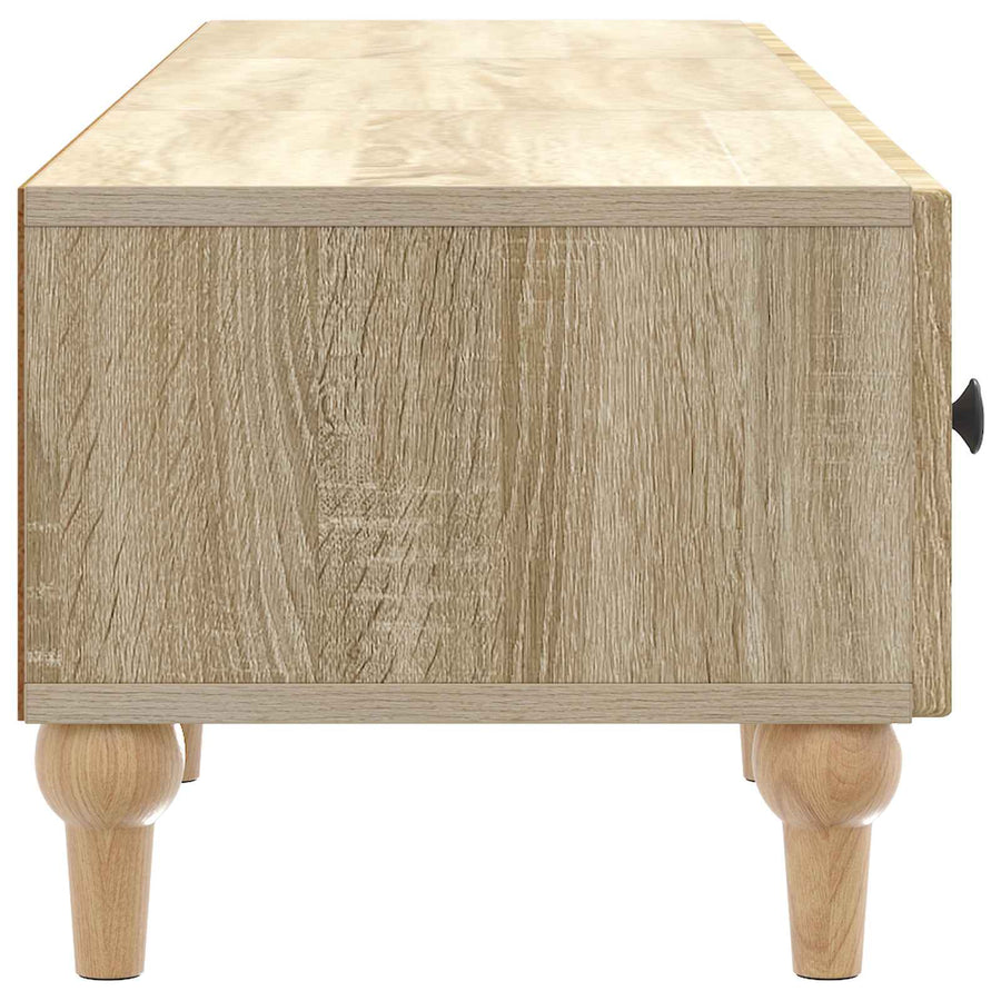 TV-kast met lade Sonoma Eiken 147 x 34,5 x 30 cm Bewerkt hout