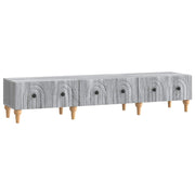 TV-kast 147x34,5x30 cm grijs sonoma bewerkt hout