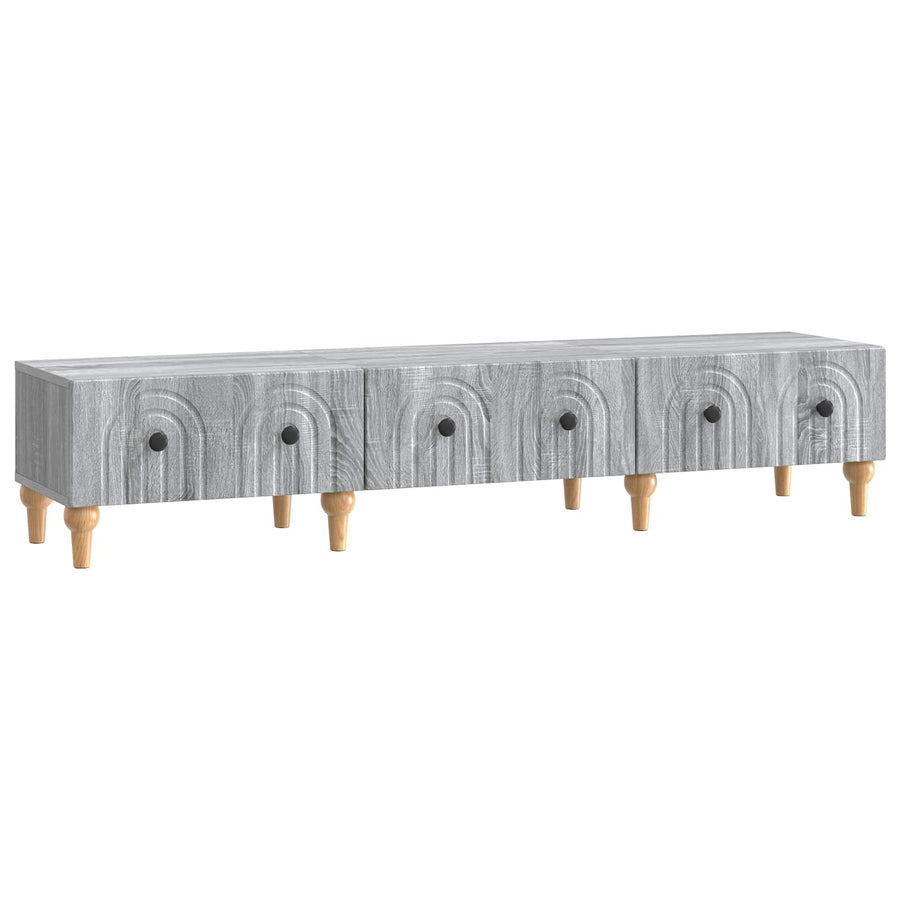 TV-kast met lade Grijs sonoma 147 x 34,5 x 30 cm Bewerkt hout