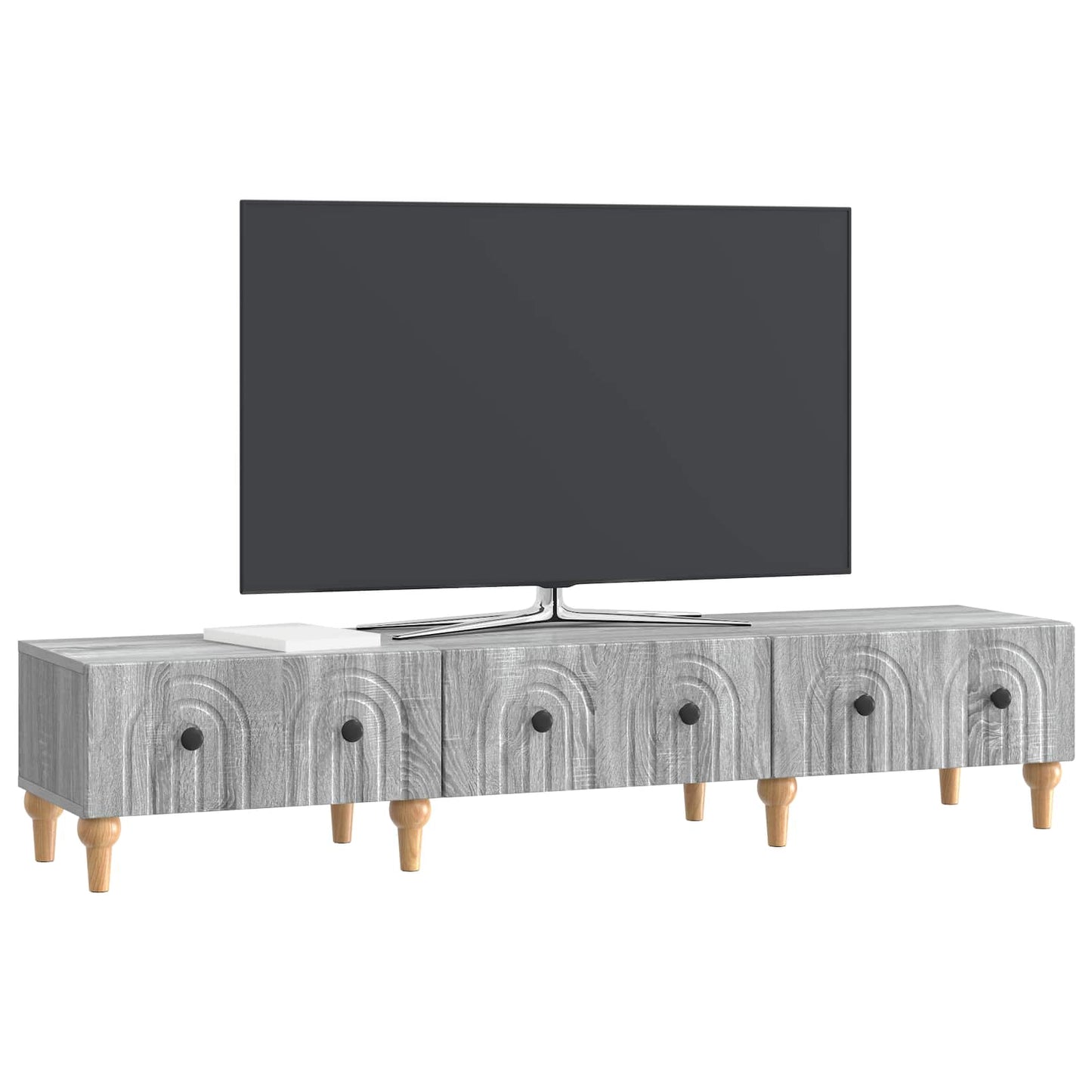 TV-kast met lade Grijs sonoma 147 x 34,5 x 30 cm Bewerkt hout