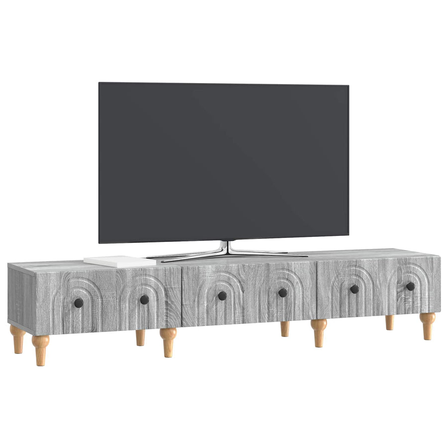 TV-kast met lade Grijs sonoma 147 x 34,5 x 30 cm Bewerkt hout
