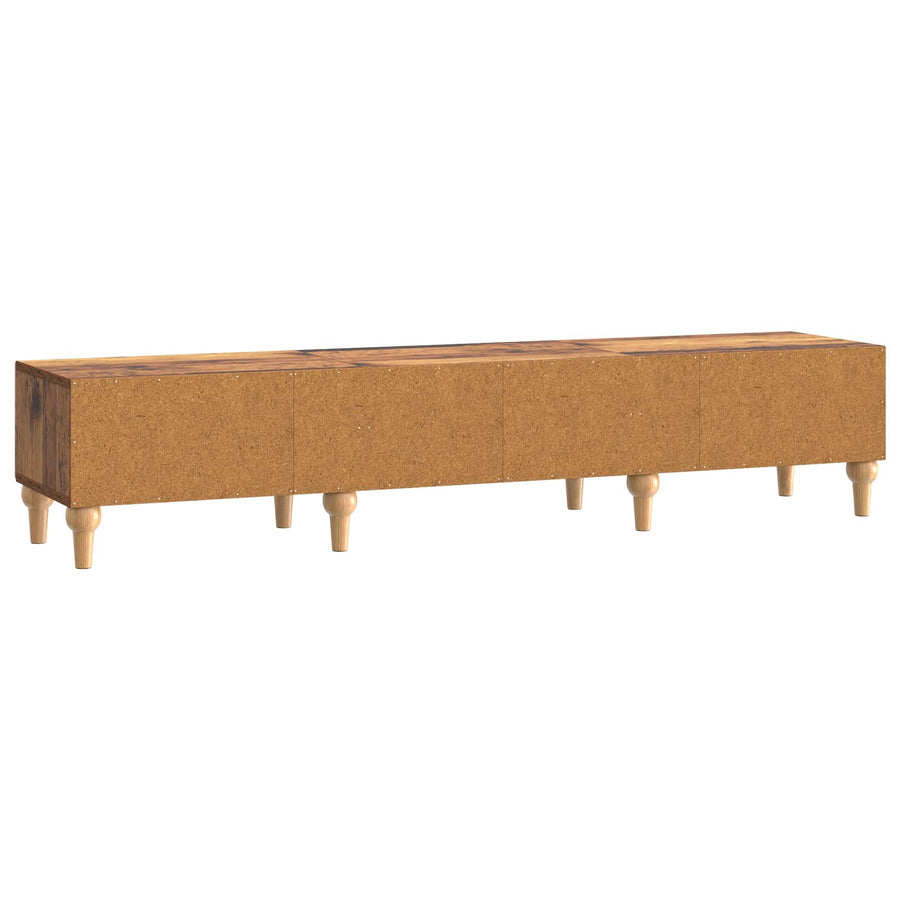 TV-kast met lade Oud hout 147 x 34,5 x 30 cm Bewerkt hout