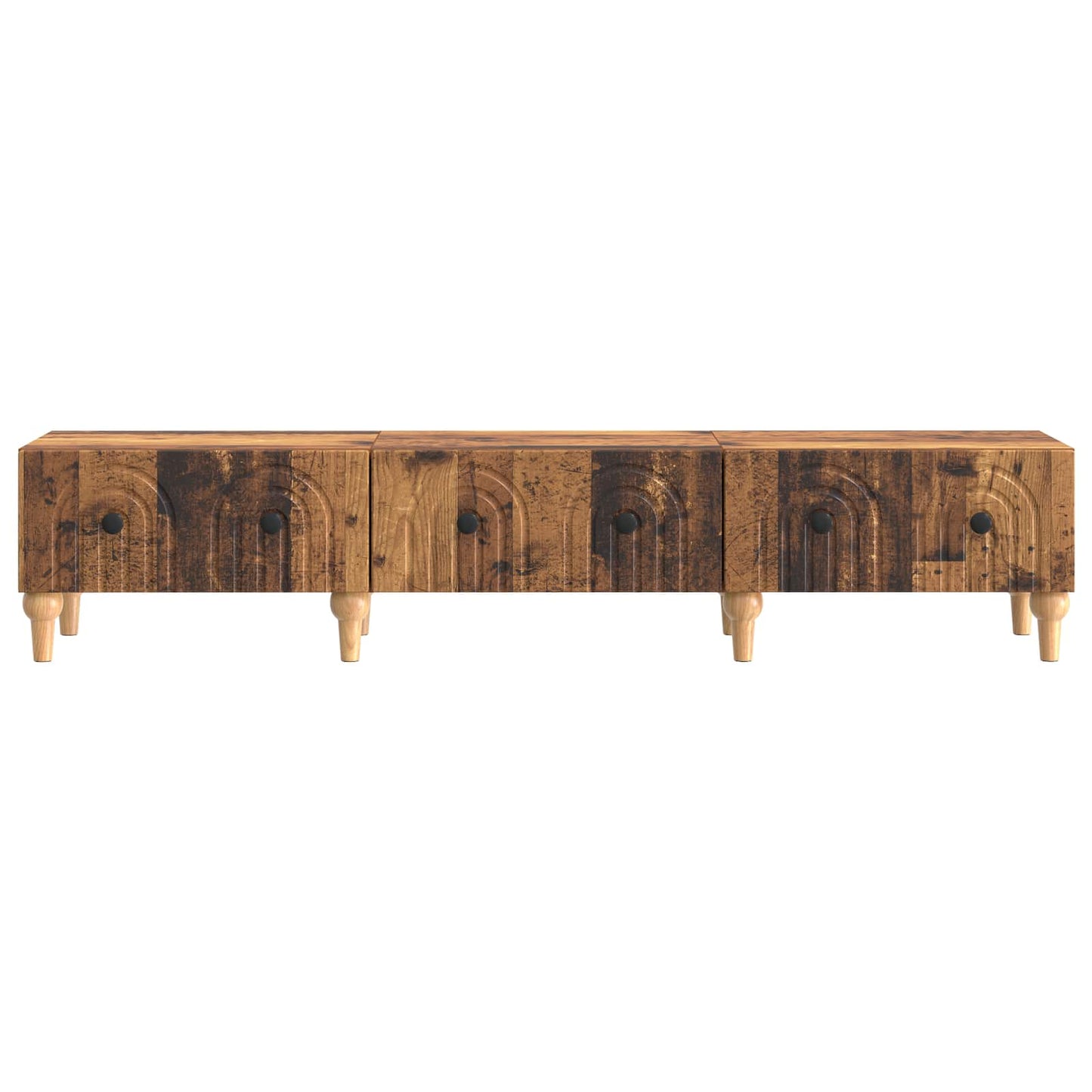 TV-kast met lade Oud hout 147 x 34,5 x 30 cm Bewerkt hout