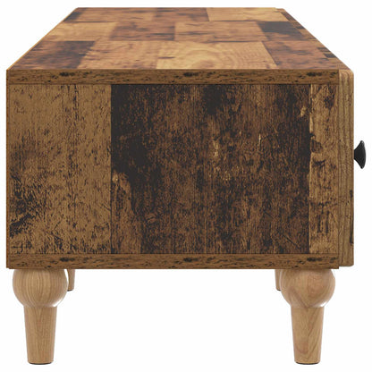TV-kast met lade Oud hout 147 x 34,5 x 30 cm Bewerkt hout