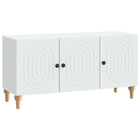 TV-kast 99x34,5x50 cm bewerkt hout wit
