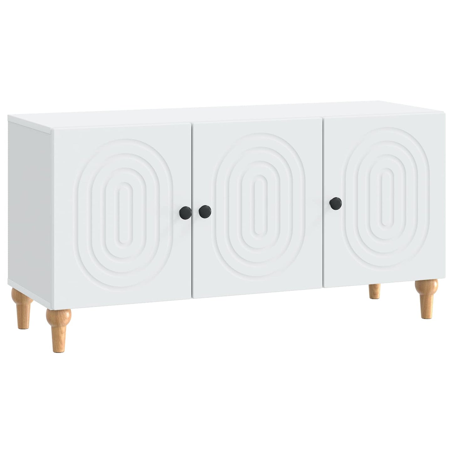 TV-kast Wit 99 x 34,5 x 50 cm Bewerkt hout