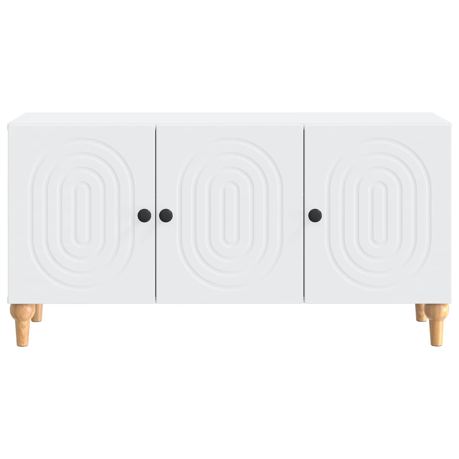 TV-kast Wit 99 x 34,5 x 50 cm Bewerkt hout
