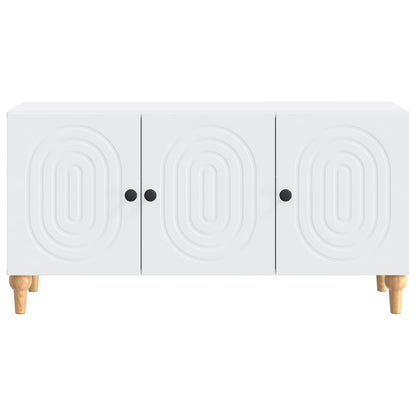 TV-kast Wit 99 x 34,5 x 50 cm Bewerkt hout