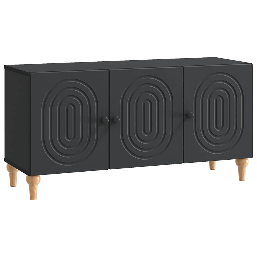 TV-kast Zwart 99 x 34,5 x 50 cm Bewerkt hout