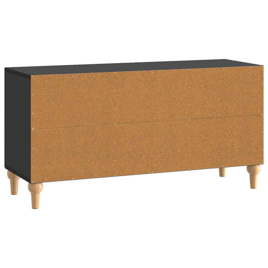 TV-kast Zwart 99 x 34,5 x 50 cm Bewerkt hout