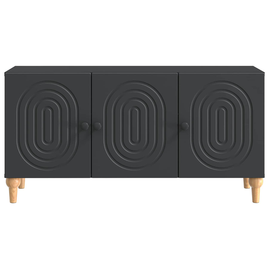 TV-kast Zwart 99 x 34,5 x 50 cm Bewerkt hout