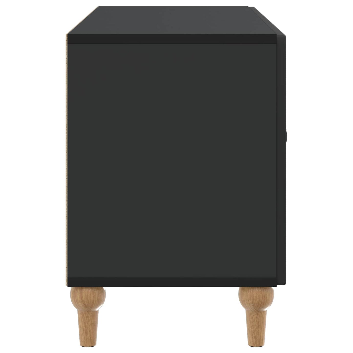 TV-kast Zwart 99 x 34,5 x 50 cm Bewerkt hout