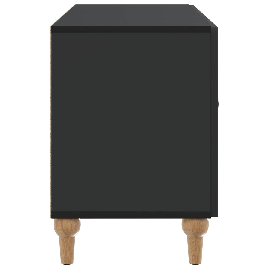 TV-kast Zwart 99 x 34,5 x 50 cm Bewerkt hout