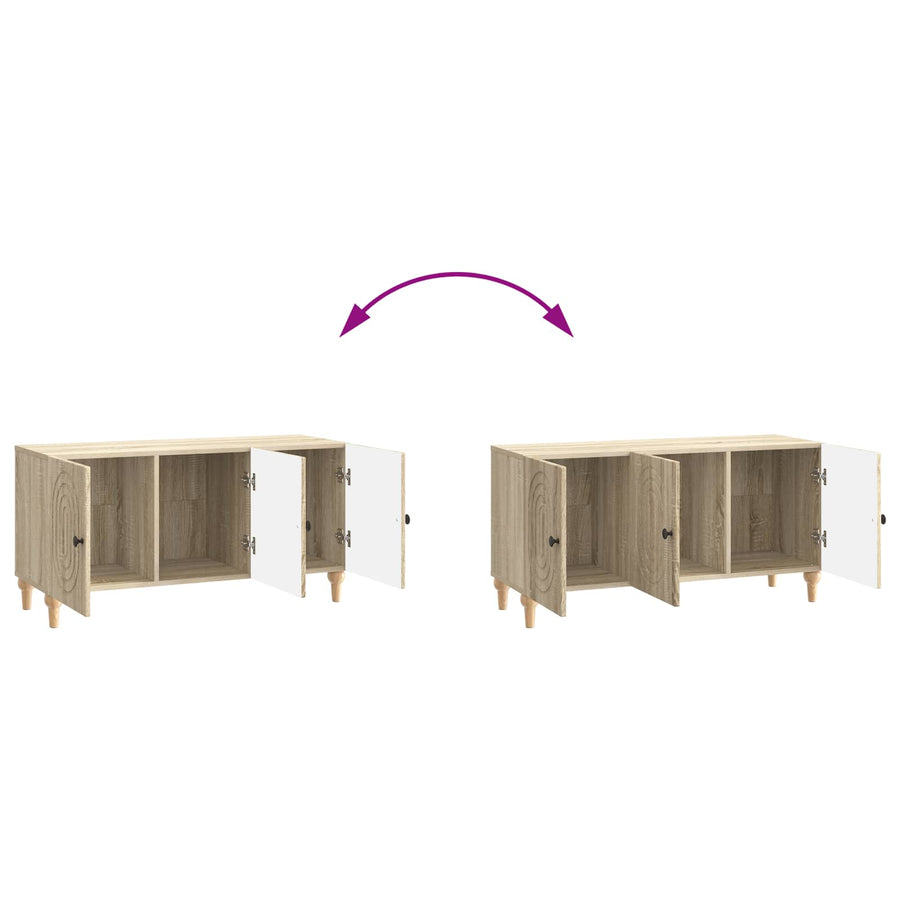 TV-kast Sonoma Eiken 99 x 34,5 x 50 cm Bewerkt hout