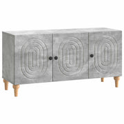 TV-kast 99x34,5x50 cm betongrijs bewerkt hout