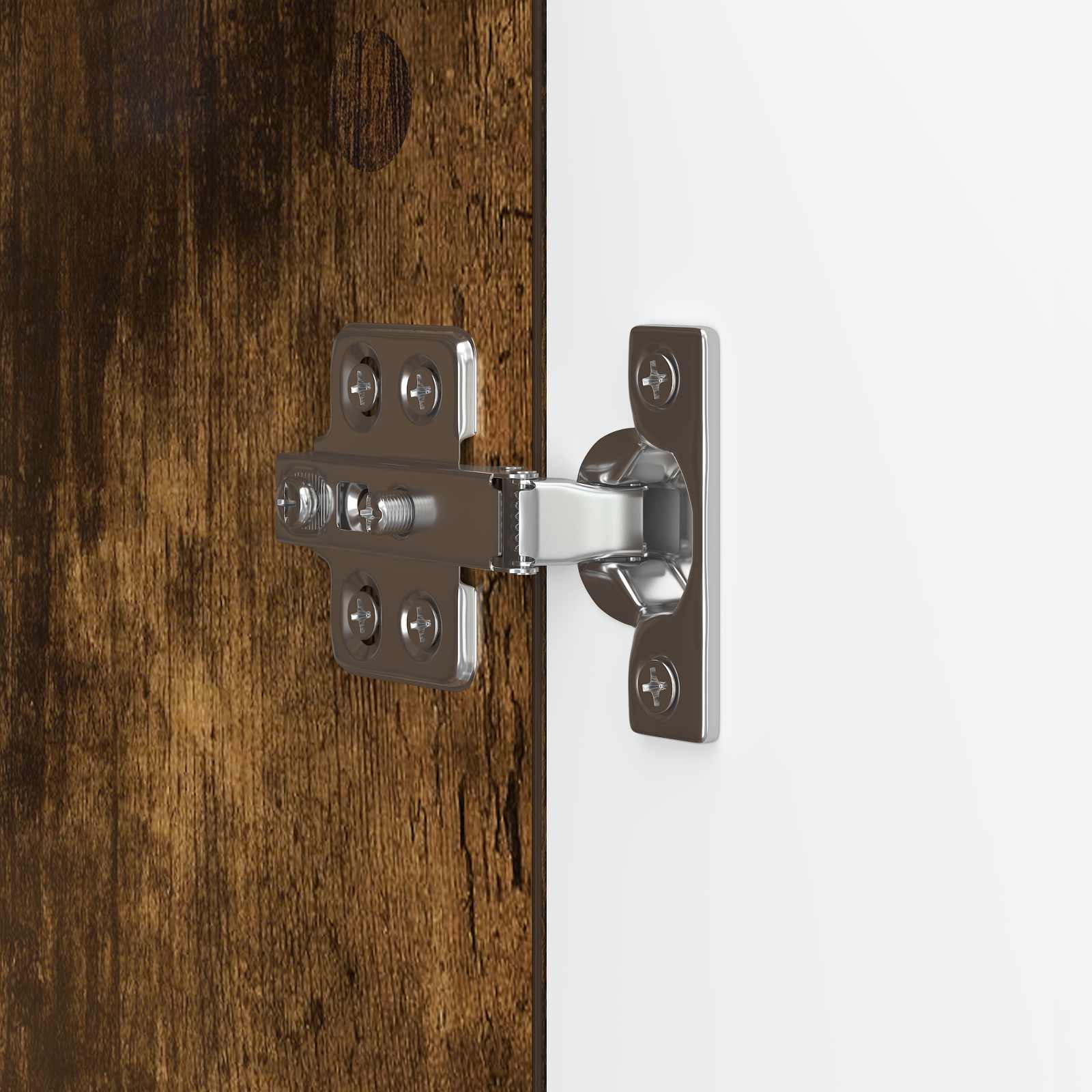 TV-kast Gerookt eiken 99 x 34,5 x 50 cm Bewerkt hout