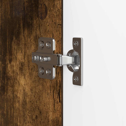 TV-kast Gerookt eiken 99 x 34,5 x 50 cm Bewerkt hout
