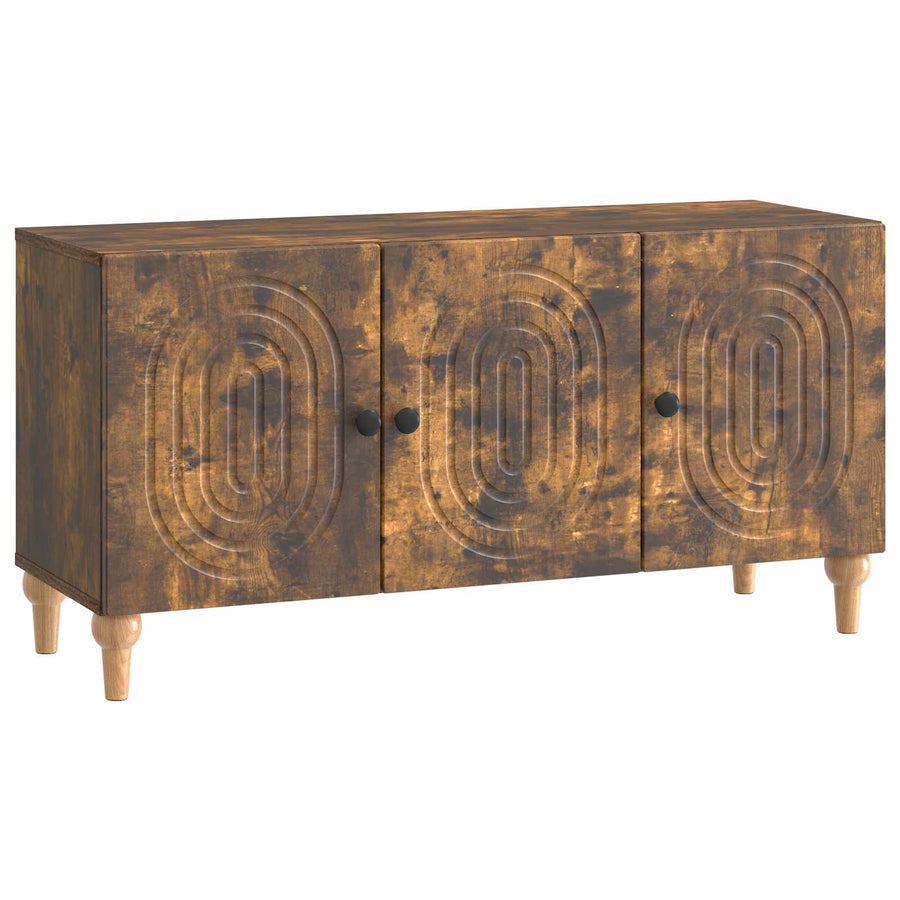 TV-kast Gerookt eiken 99 x 34,5 x 50 cm Bewerkt hout