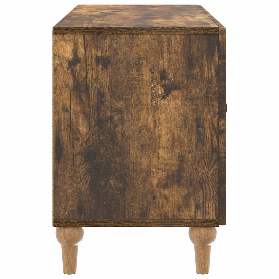 TV-kast Gerookt eiken 99 x 34,5 x 50 cm Bewerkt hout