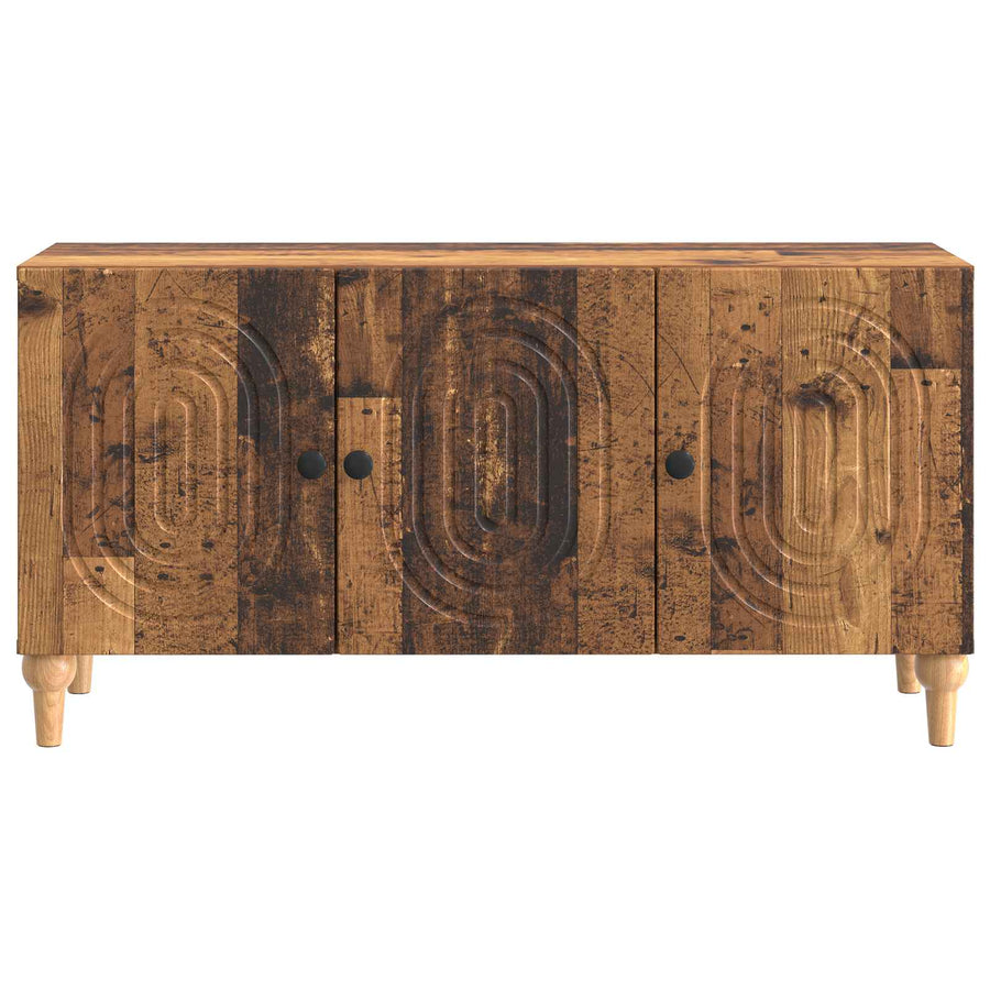 TV-kast Oud hout 99 x 34,5 x 50 cm Bewerkt hout