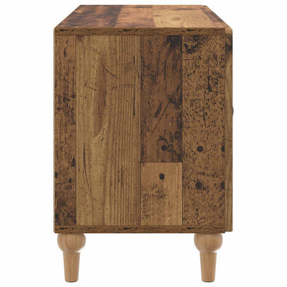 TV-kast Oud hout 99 x 34,5 x 50 cm Bewerkt hout
