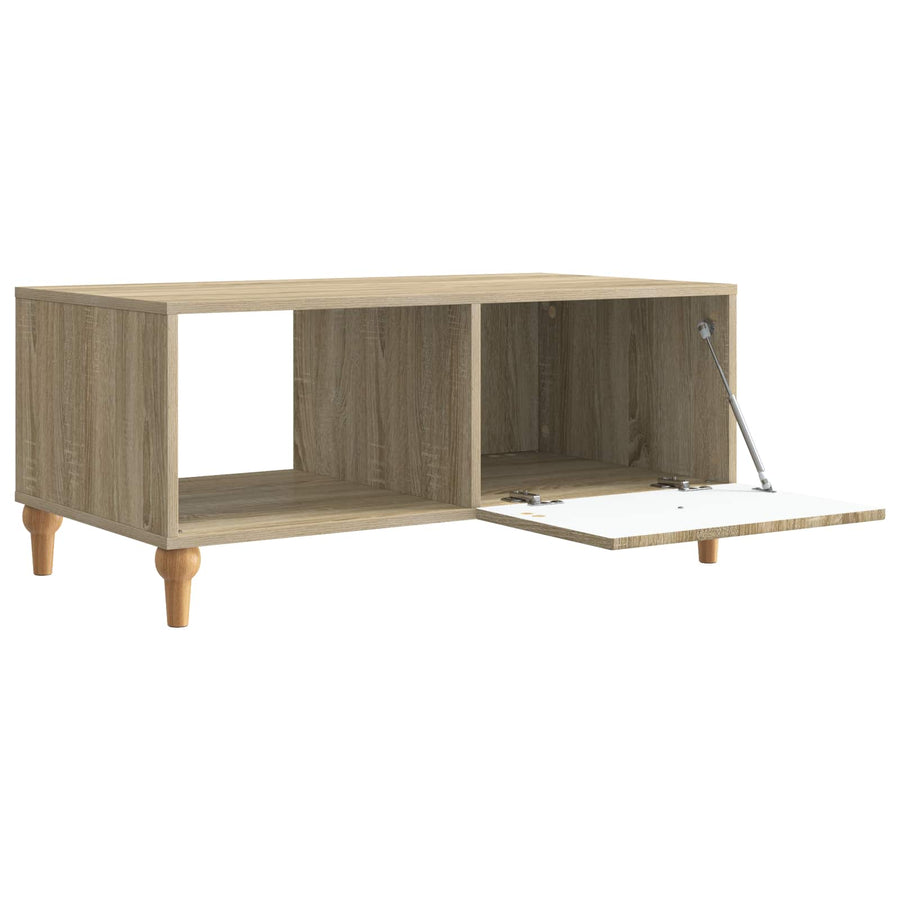 Salontafel Sonoma Eiken 90 x 50 x 40 cm Bewerkt hout