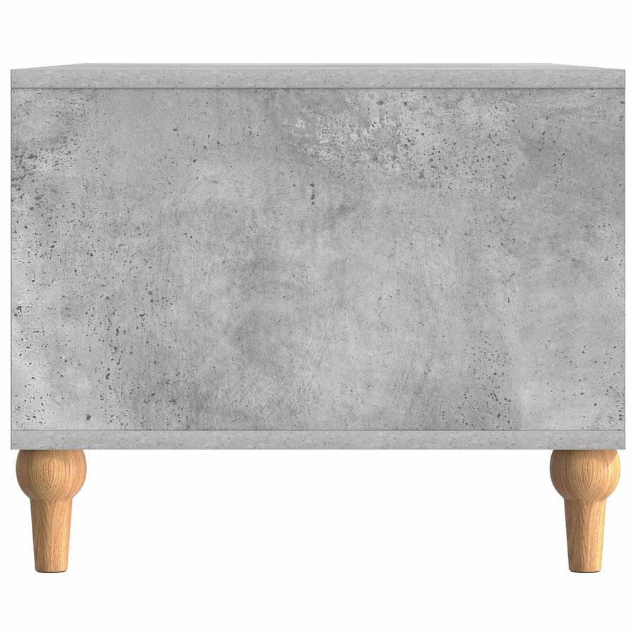 Salontafel Betongrijs 90 x 50 x 40 cm Bewerkt hout