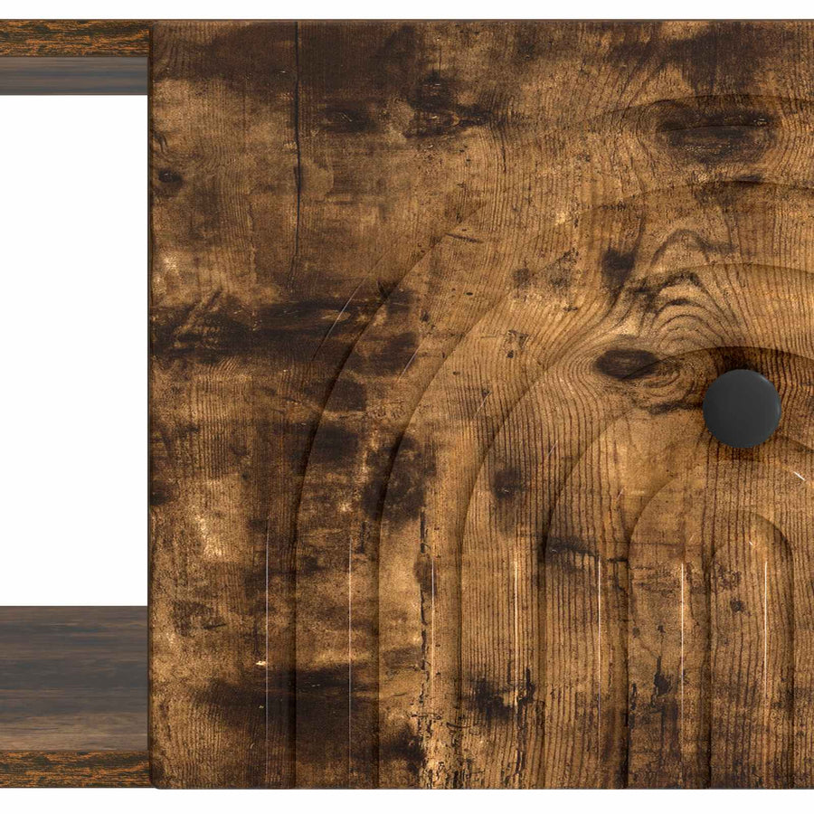 Salontafel Gerookt eiken 90 x 50 x 40 cm Bewerkt hout