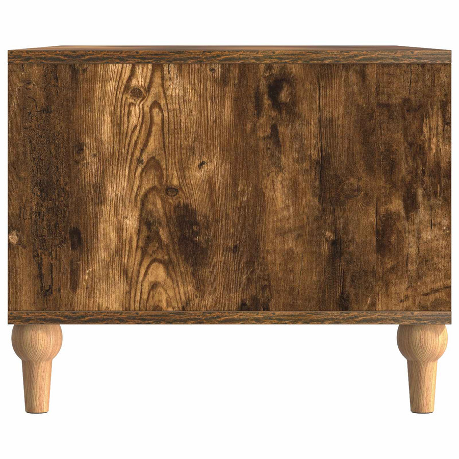 Salontafel Gerookt eiken 90 x 50 x 40 cm Bewerkt hout