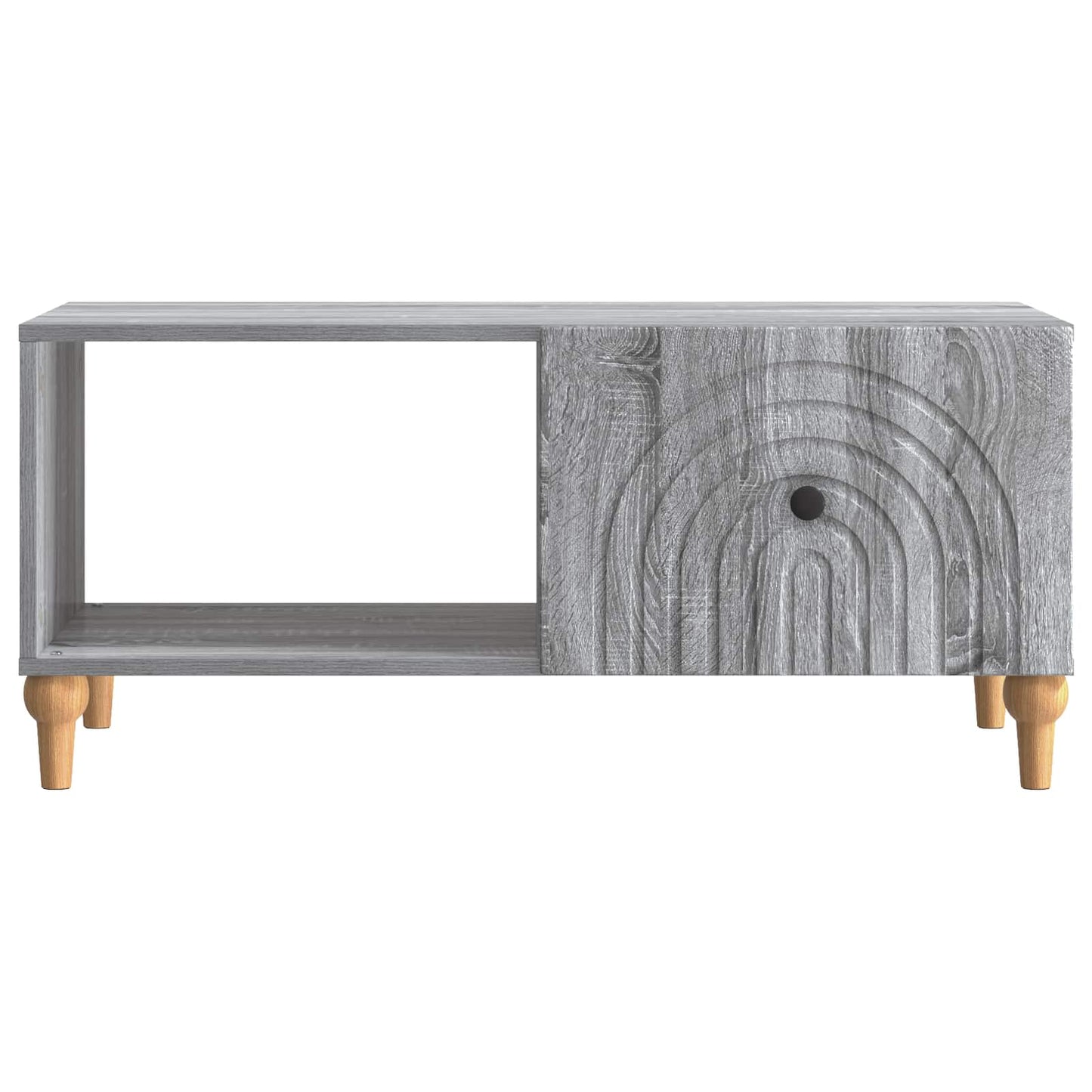 Salontafel Grijs sonoma 90 x 50 x 40 cm Bewerkt hout