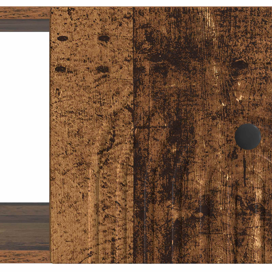 Salontafel Oud hout 90 x 50 x 40 cm Bewerkt hout