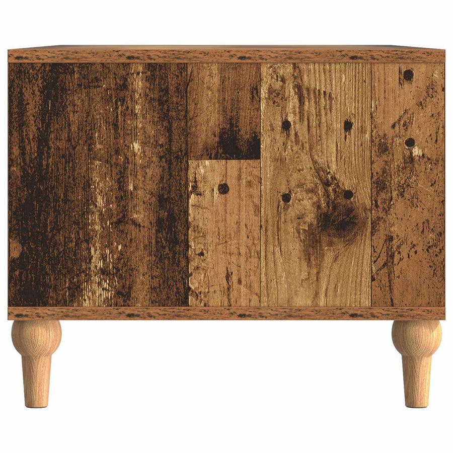 Salontafel Oud hout 90 x 50 x 40 cm Bewerkt hout