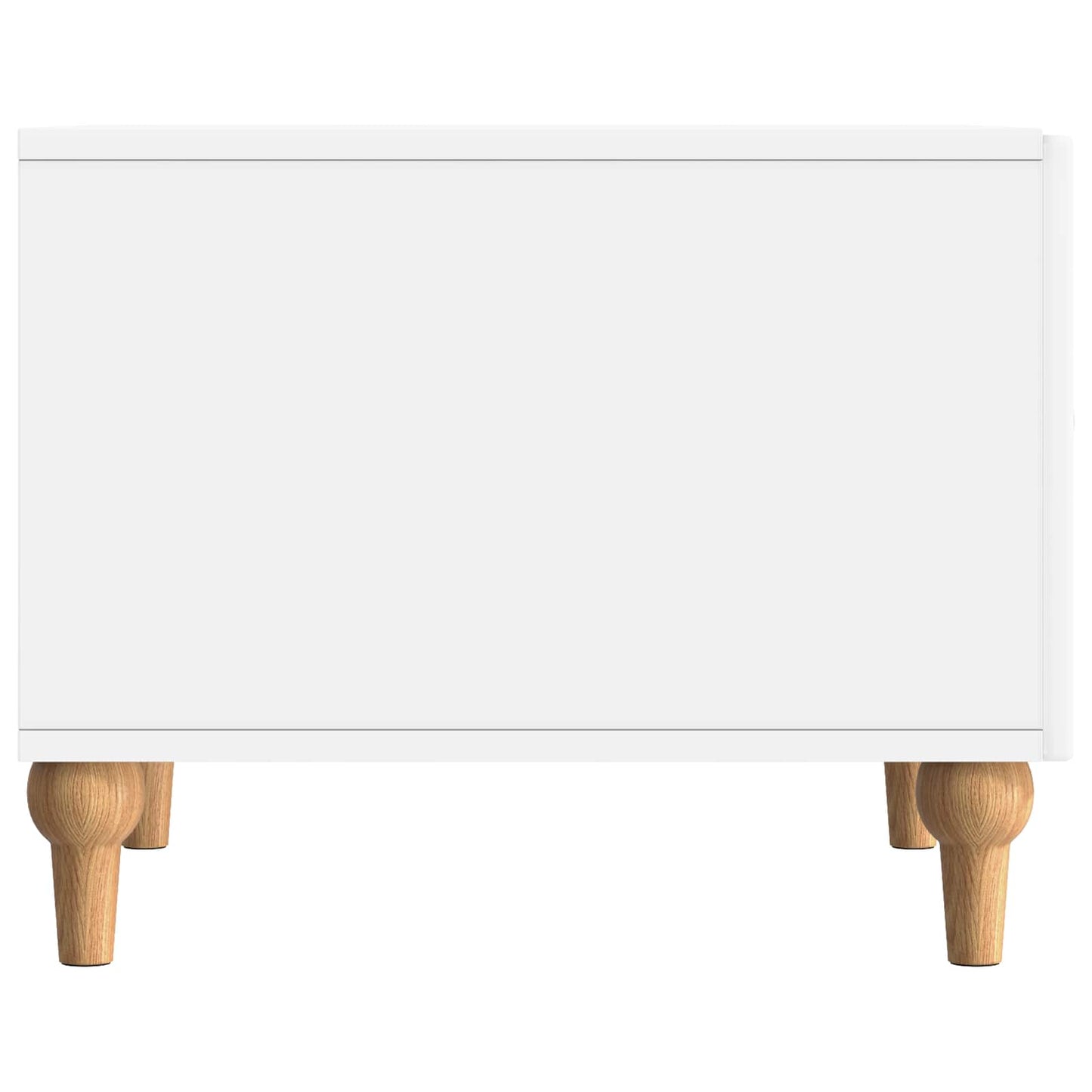 Salontafel met lade Wit 49 x 50 x 40 cm Bewerkt hout