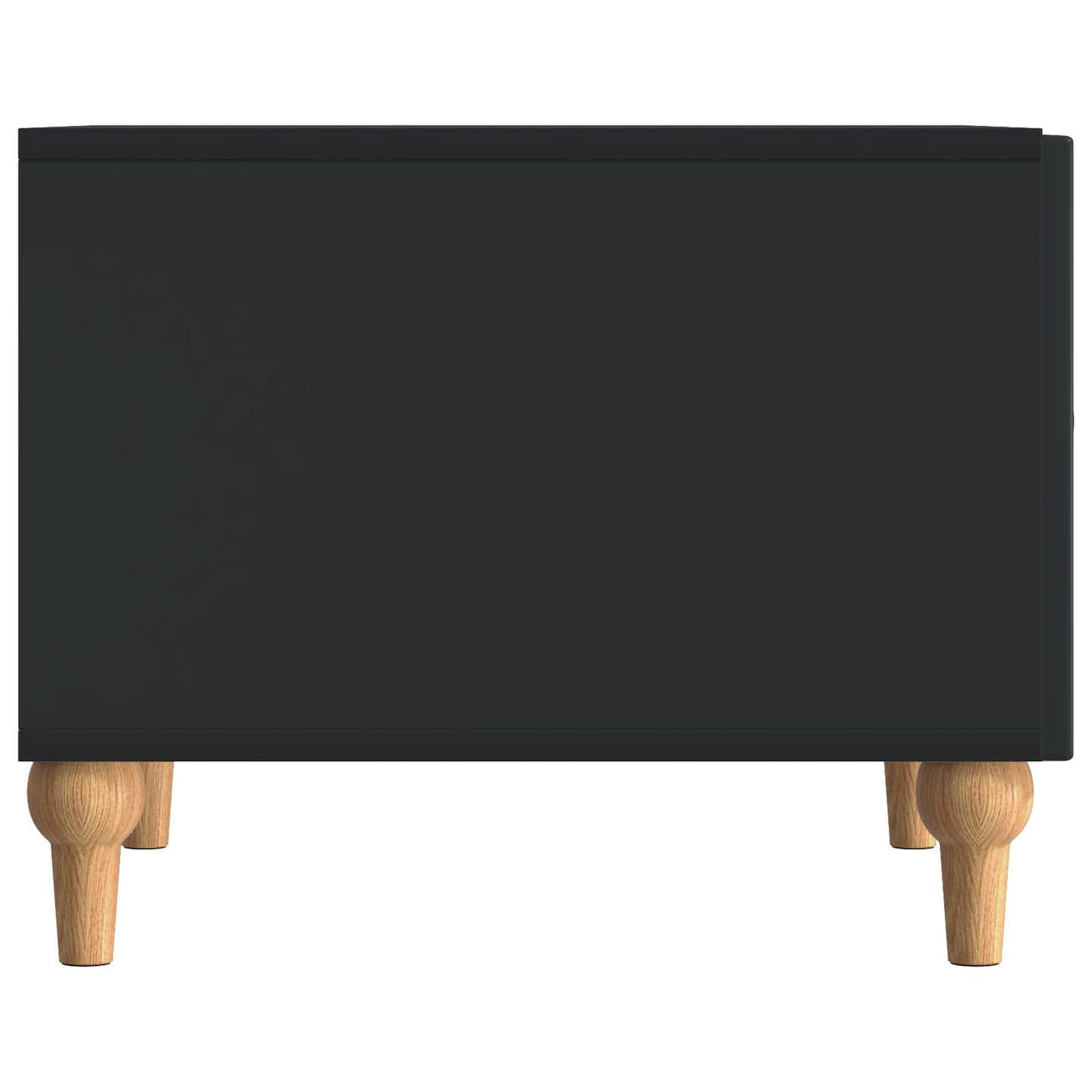 Salontafel met lade Zwart 49 x 50 x 40 cm Bewerkt hout