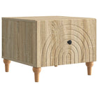 Salontafel 49x50x40 cm Sonoma eiken bewerkt hout