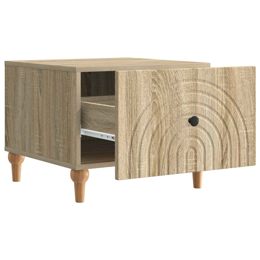 Salontafel met lade Sonoma Eiken 49 x 50 x 40 cm Bewerkt hout