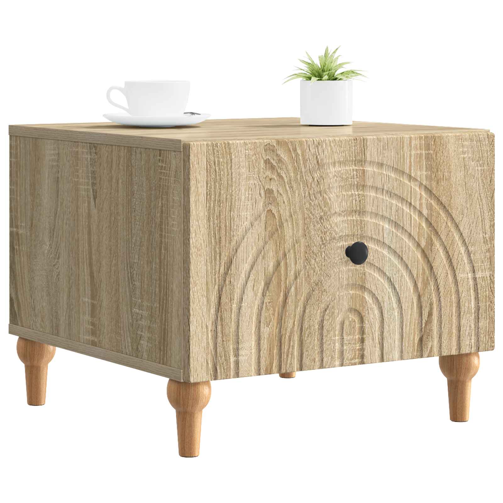 Salontafel met lade Sonoma Eiken 49 x 50 x 40 cm Bewerkt hout