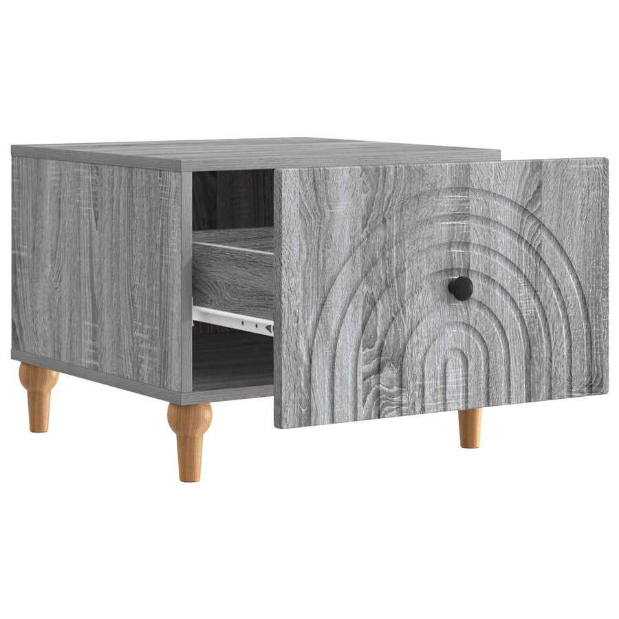 Salontafel met lade Grijs sonoma 49 x 50 x 40 cm Bewerkt hout