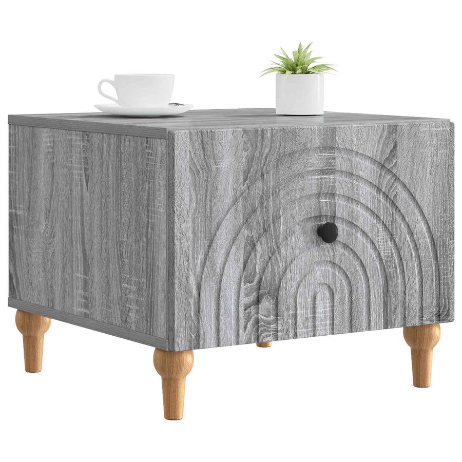 Salontafel met lade Grijs sonoma 49 x 50 x 40 cm Bewerkt hout