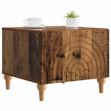 Salontafel met lade Oud hout 49 x 50 x 40 cm Bewerkt hout