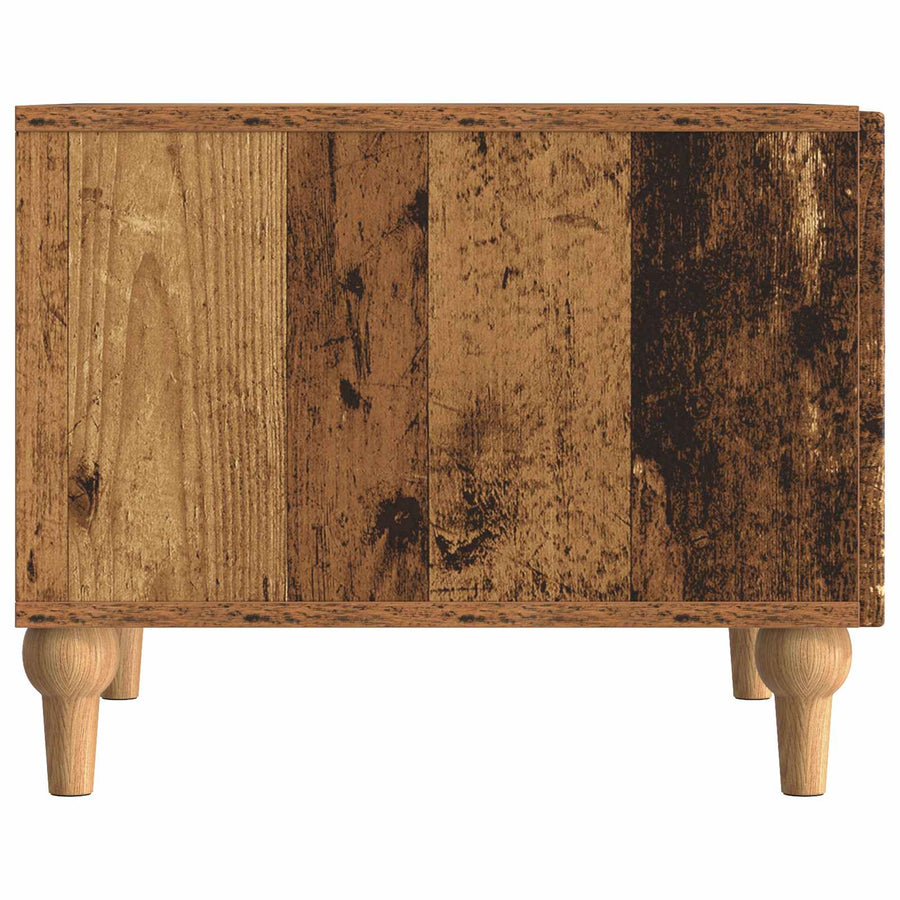 Salontafel met lade Oud hout 49 x 50 x 40 cm Bewerkt hout